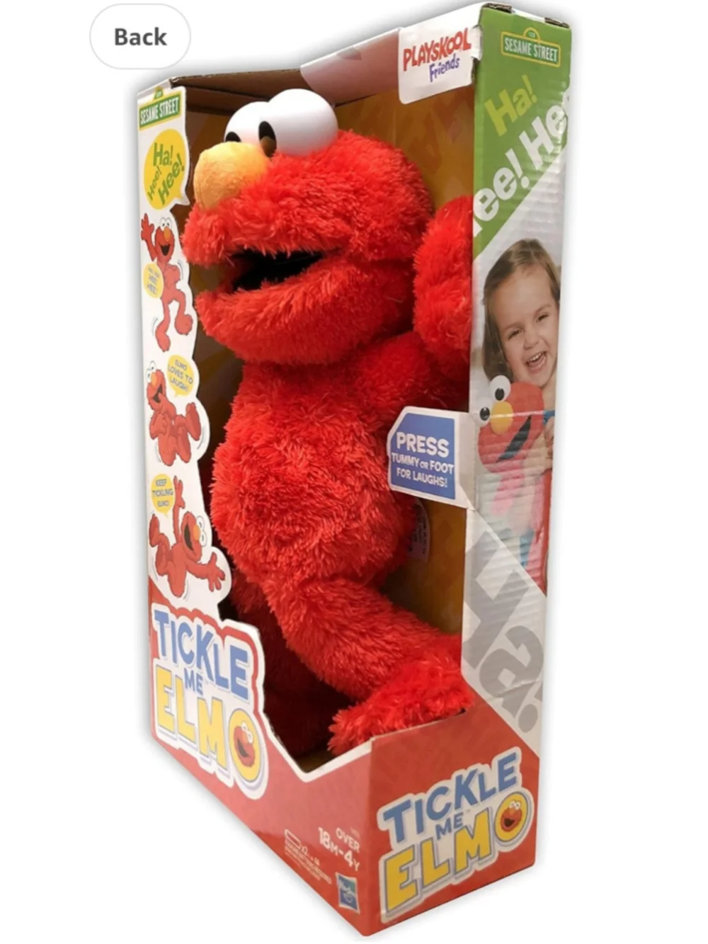 NEW Tickle Me Elmo Plush Laughing Toy 2016 Playskool Friends Sesame Street